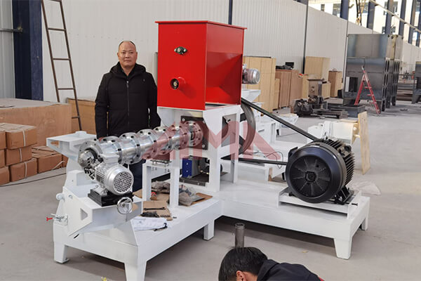 floating type fish feed pellet making machinery